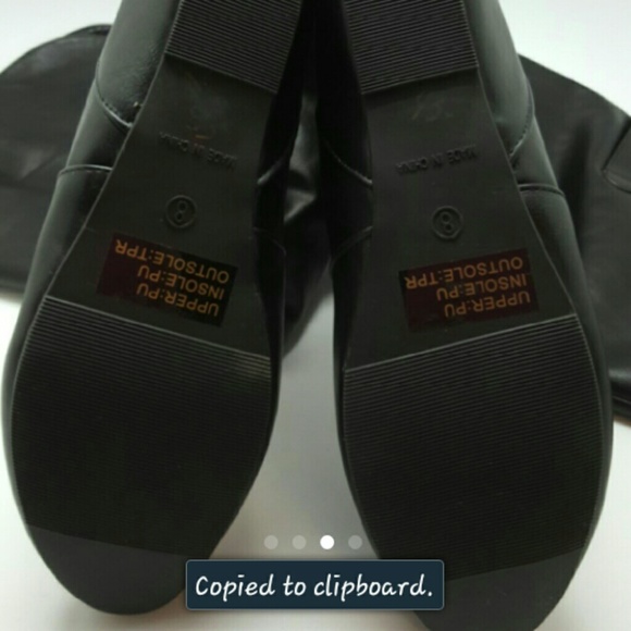 🚫SOLD🚫Extra wide calf thigh high boots - Picture 3 of 3